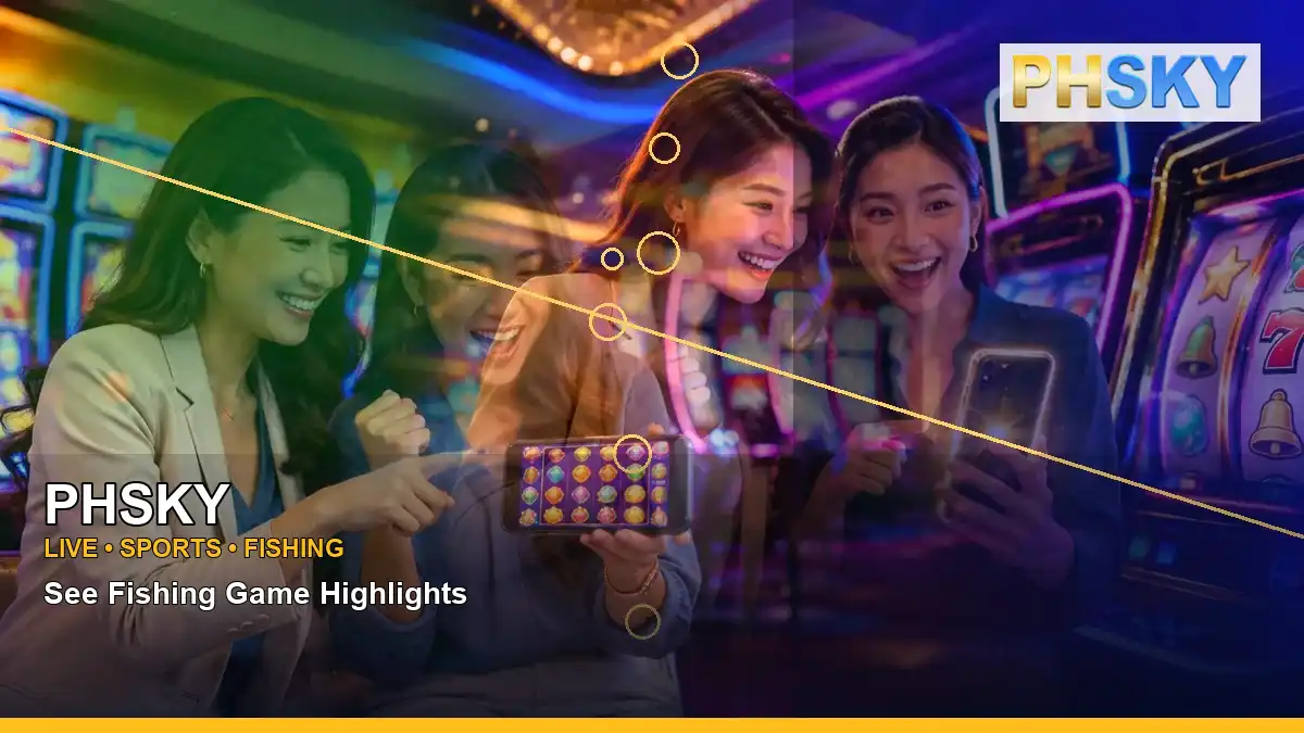 PHSKY PHSKY fishing e lu fa information for Philippine users scene with right-diagonal VIP casino rewards for players in the