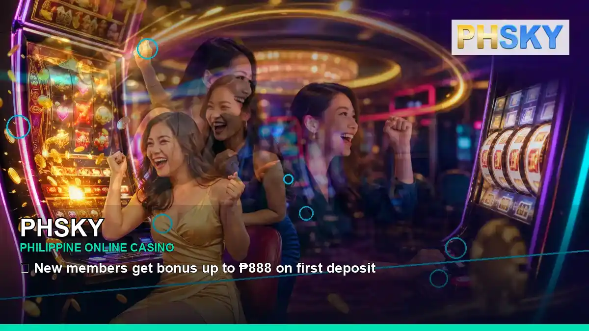 PHSKY panoramic reel mobile casino first deposit rewards highlighting mobile-friendly casino play