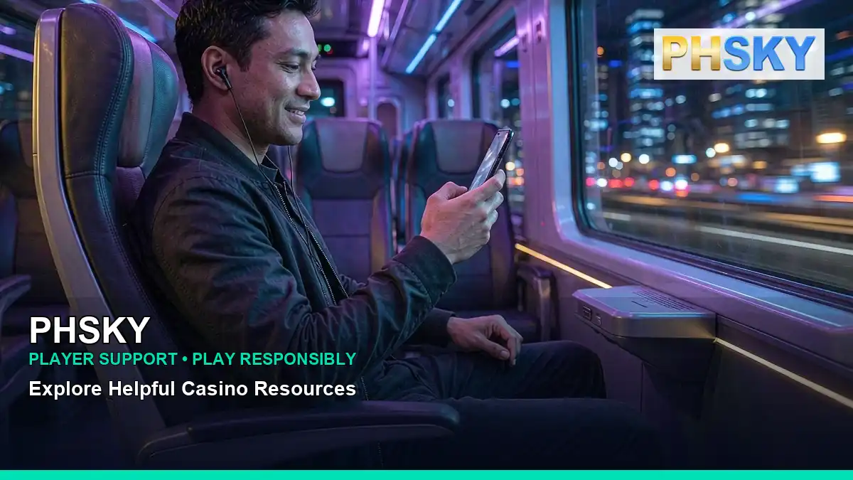 PHSKY female tap download mobile casino app highlighting mobile-friendly casino play